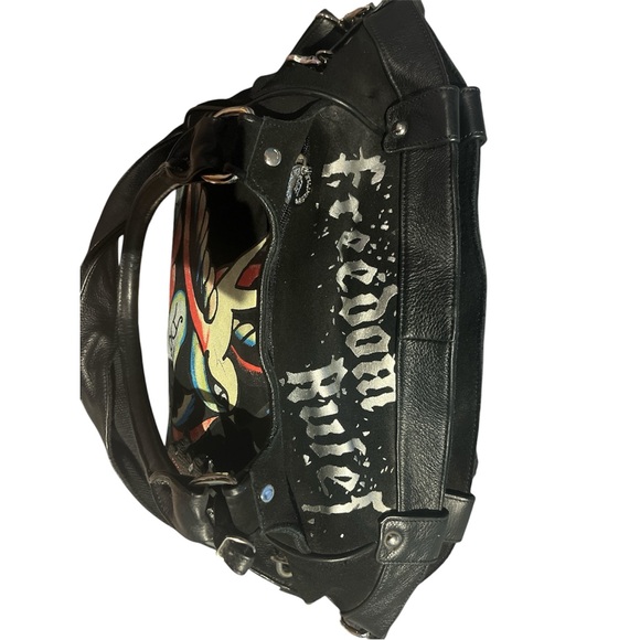 Ed Hardy Black Tote Bag - Picture 3 of 7